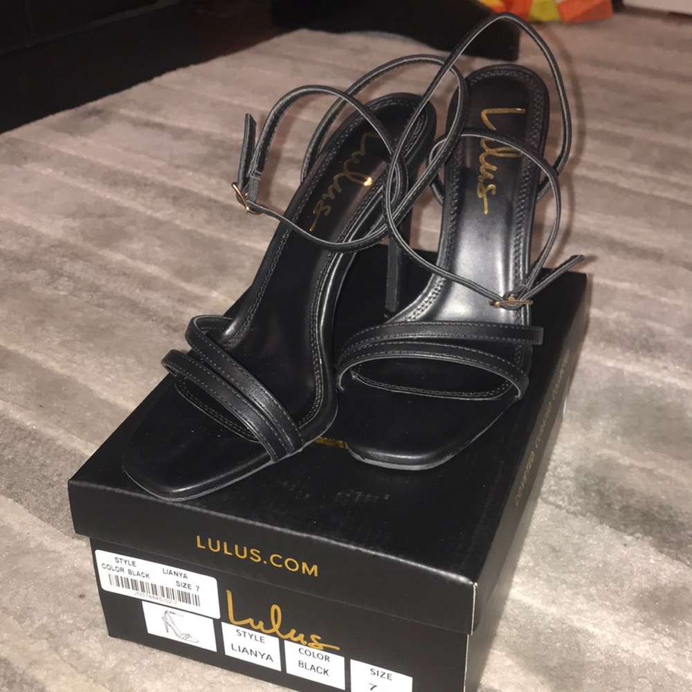 Women’s ankle strap high heels